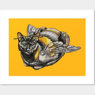 Bumblebee Cat Posters and Art